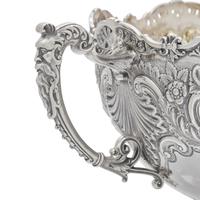 A Victorian Silver Rose Bowl