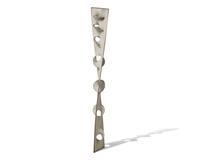 Pierced Wedge (white maquette / concept study)