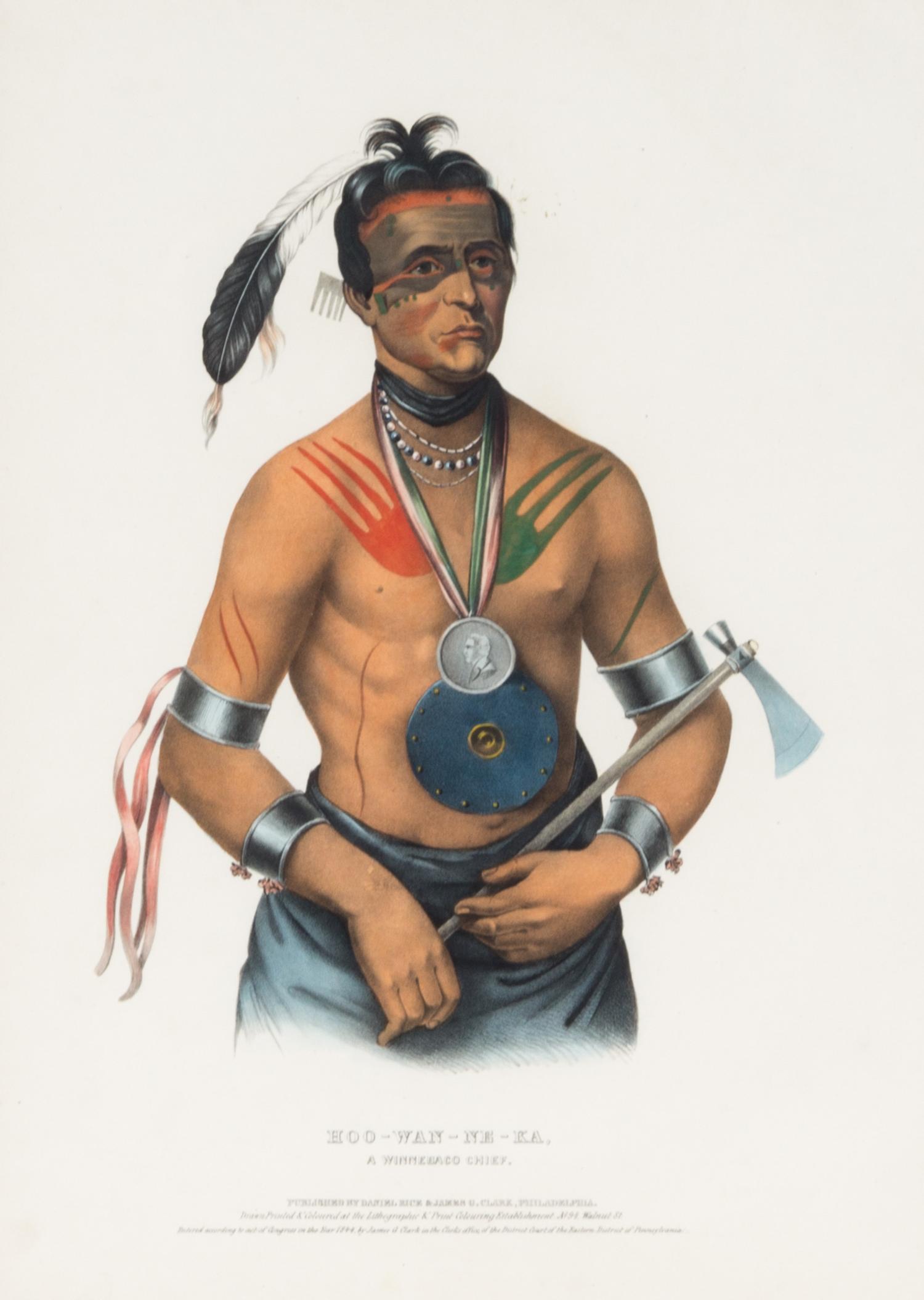 MCKENNEY AND HALL. A group of three portraits of American Indians.