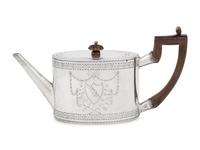 An Irish George III Silver Teapot