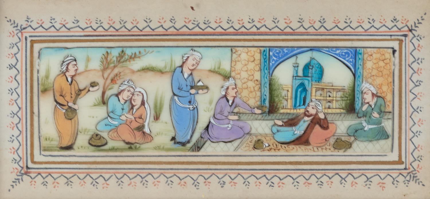 Four Persian Miniature Paintings