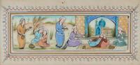 Four Persian Miniature Paintings