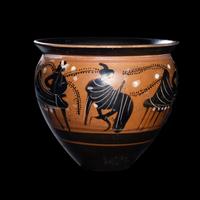 An Attic Black-Figured Mastoid Cup
