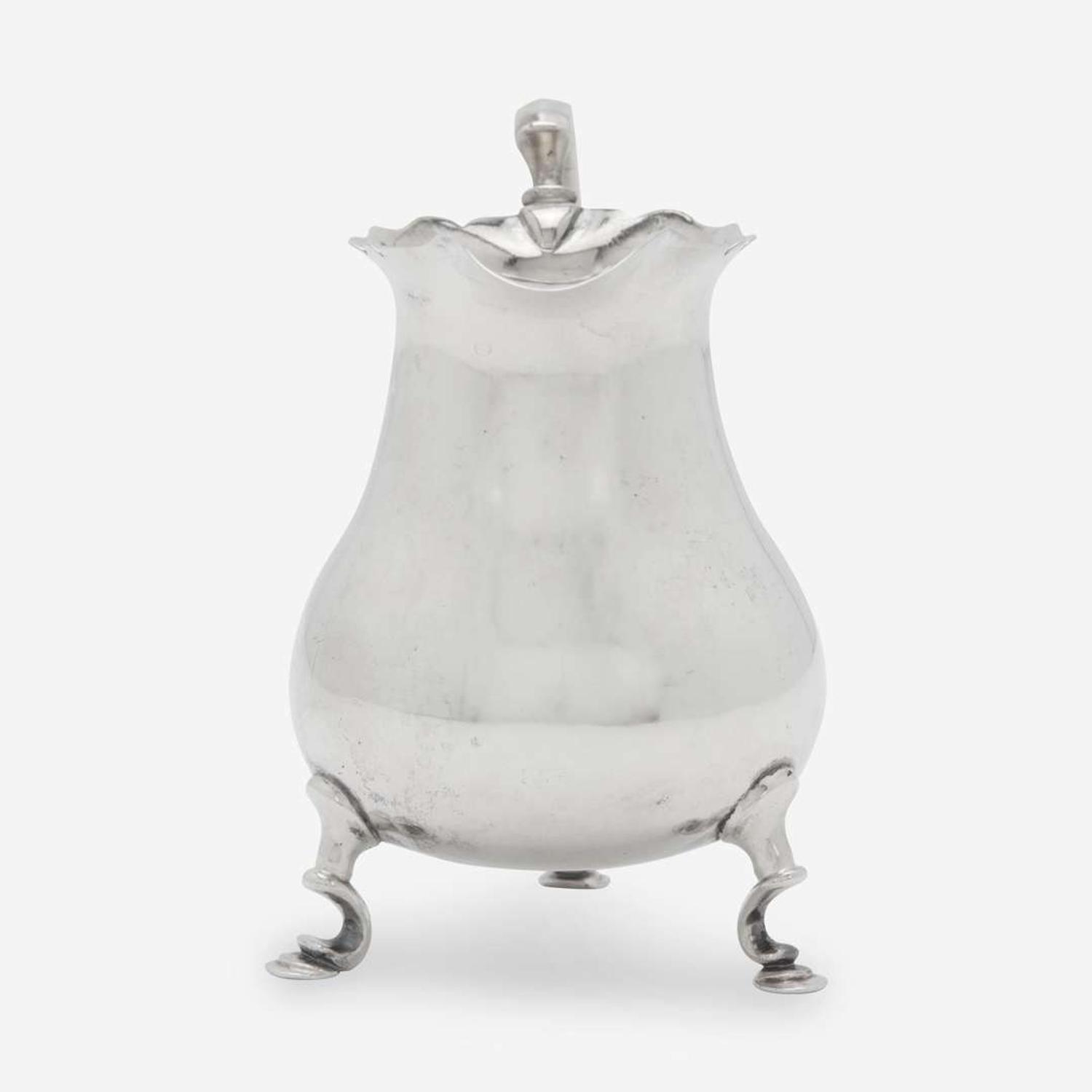 A silver cream pot Adrian Bancker (1703-1772), New York, NY, circa 1740