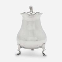 A silver cream pot Adrian Bancker (1703-1772), New York, NY, circa 1740
