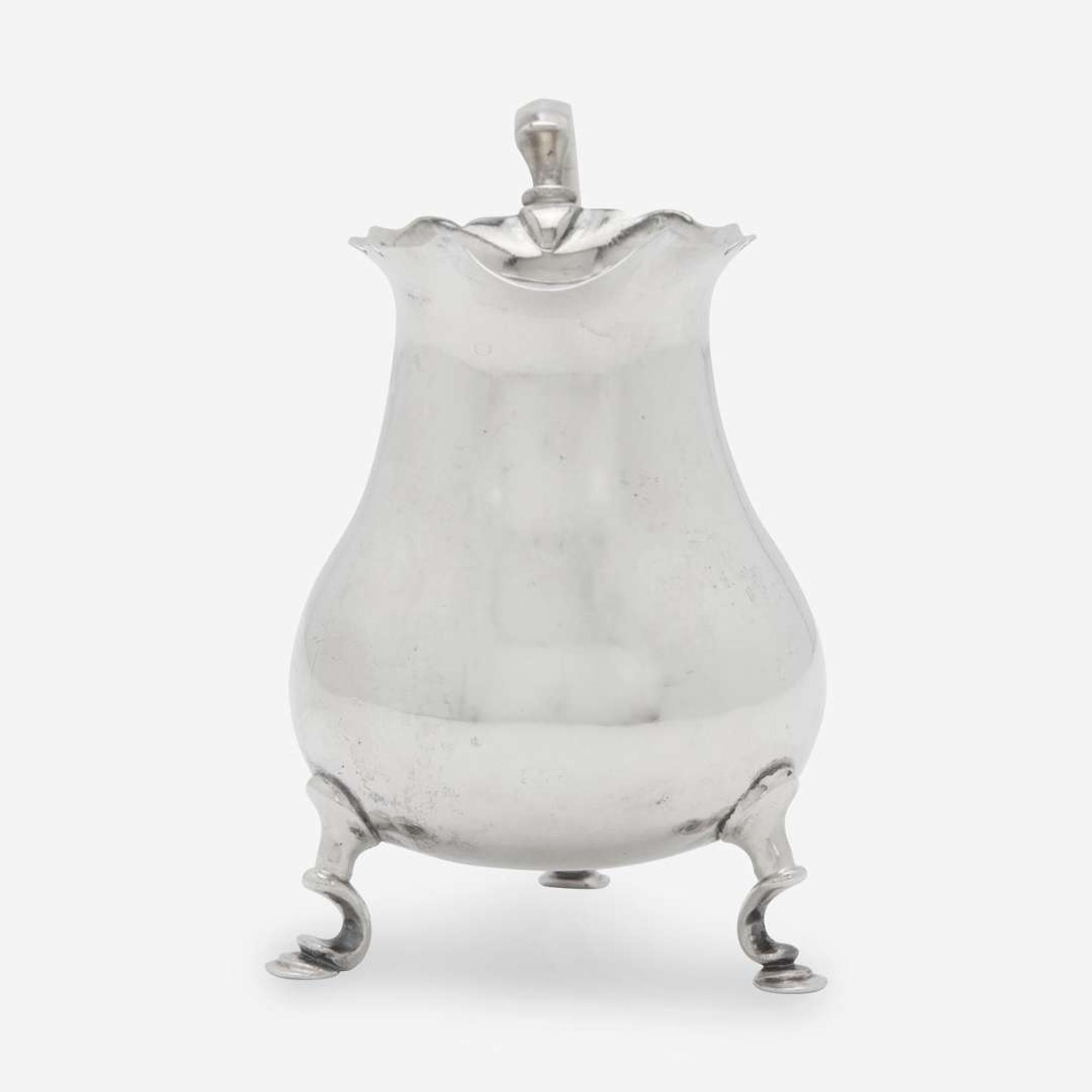 A silver cream pot Adrian Bancker (1703-1772), New York, NY, circa 1740