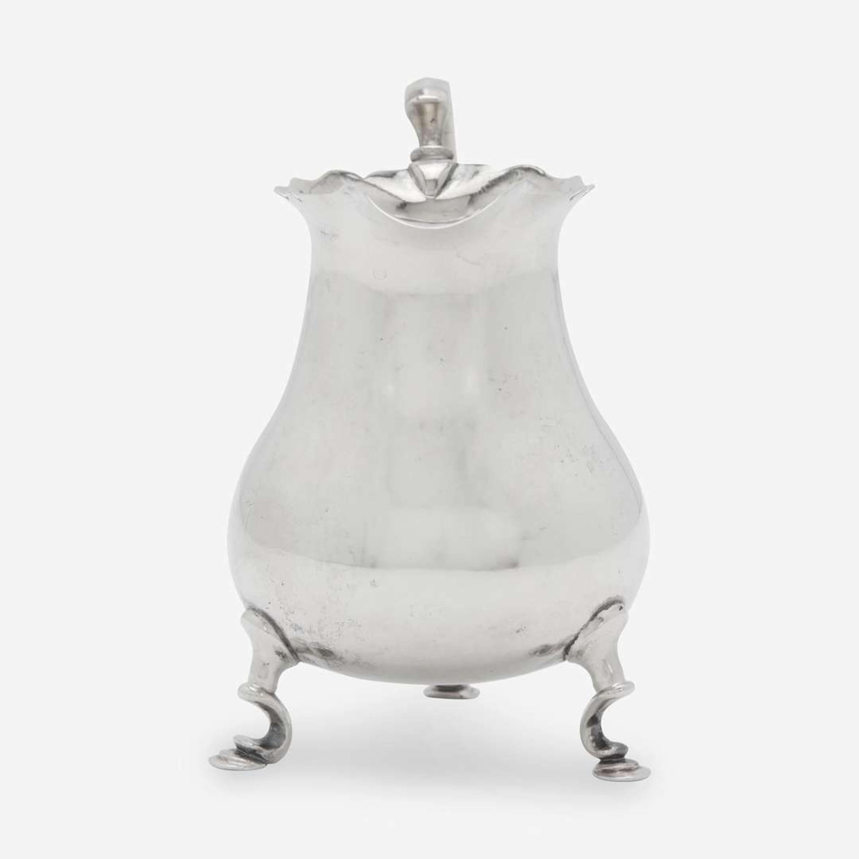 A silver cream pot Adrian Bancker (1703-1772), New York, NY, circa 1740