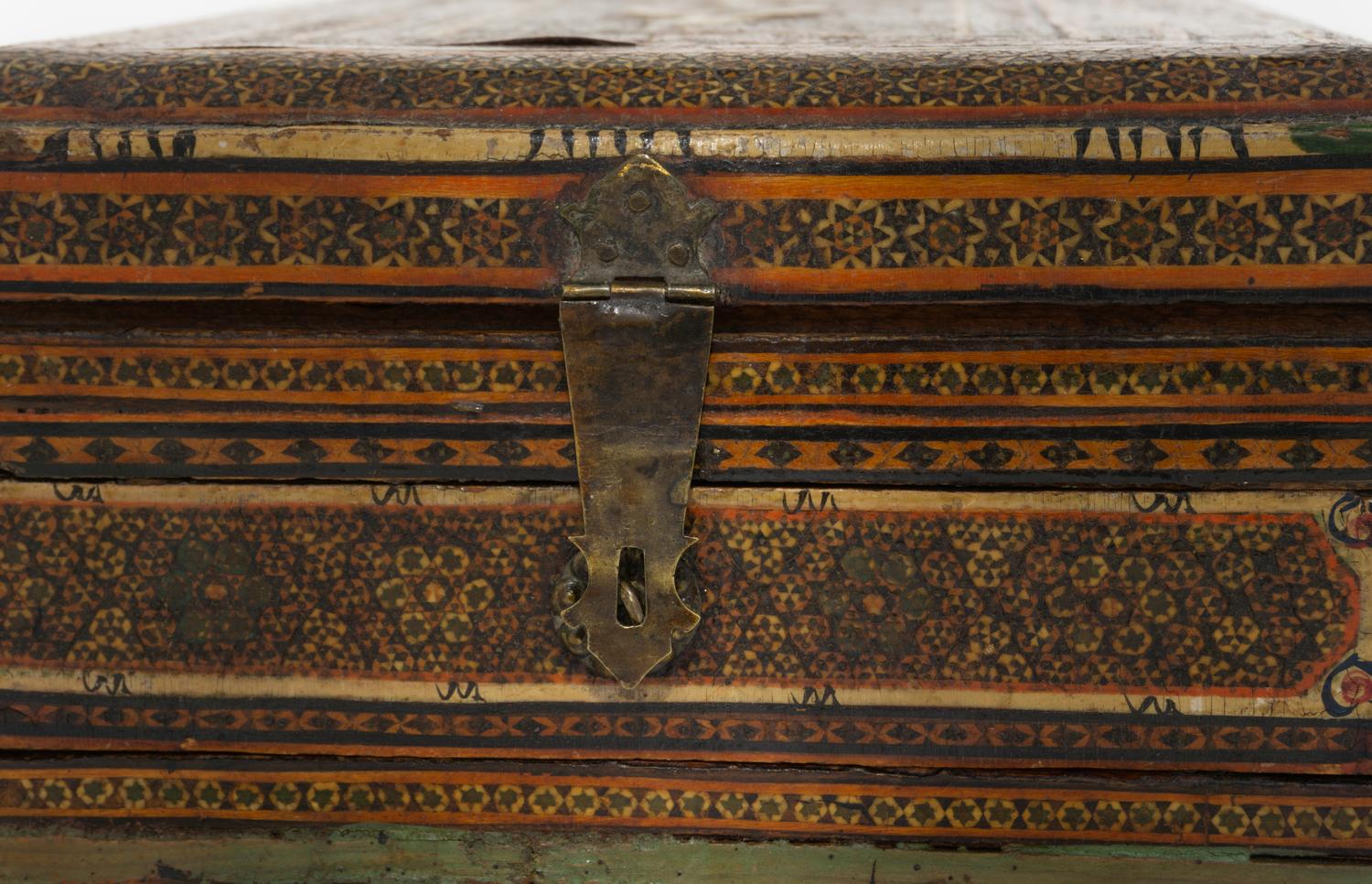 A Levantine Marquetry Dressing Mirror
