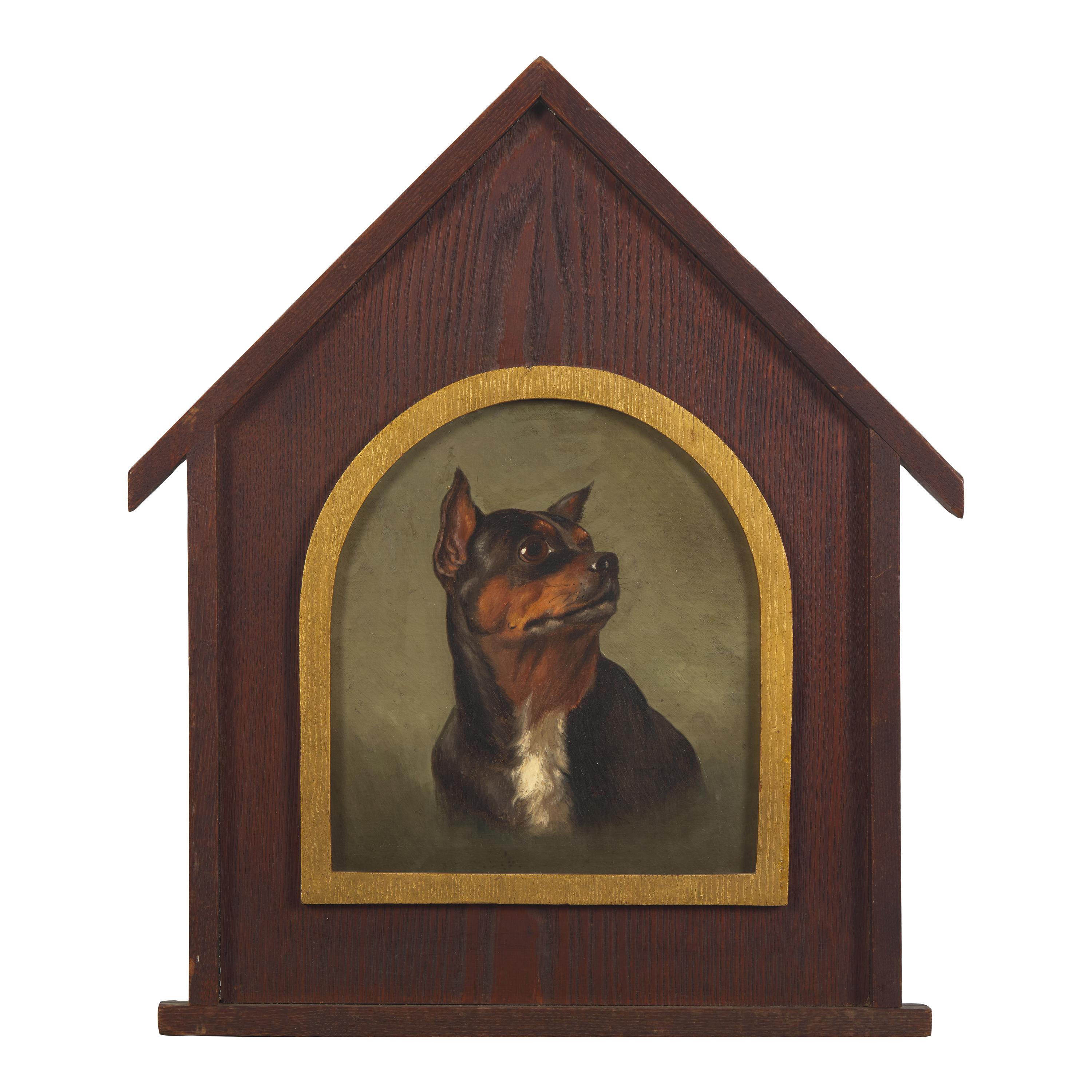American School 19th Century, A Portrait of a Rottweiler