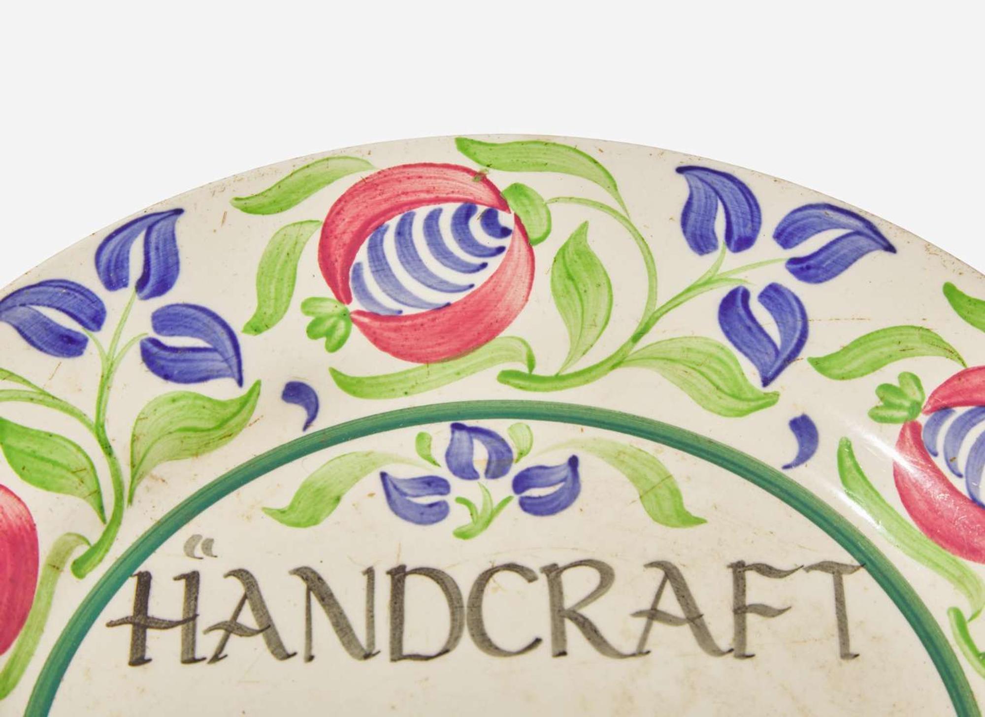 A Wedgwood Queensware Advertising Plate, UK, 1924
