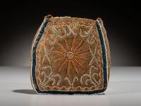 Haudenosaunee Quilled Hide Pouch