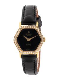 UNIVERSAL GENEVE, 18K YELLOW GOLD AND DIAMOND WATCH