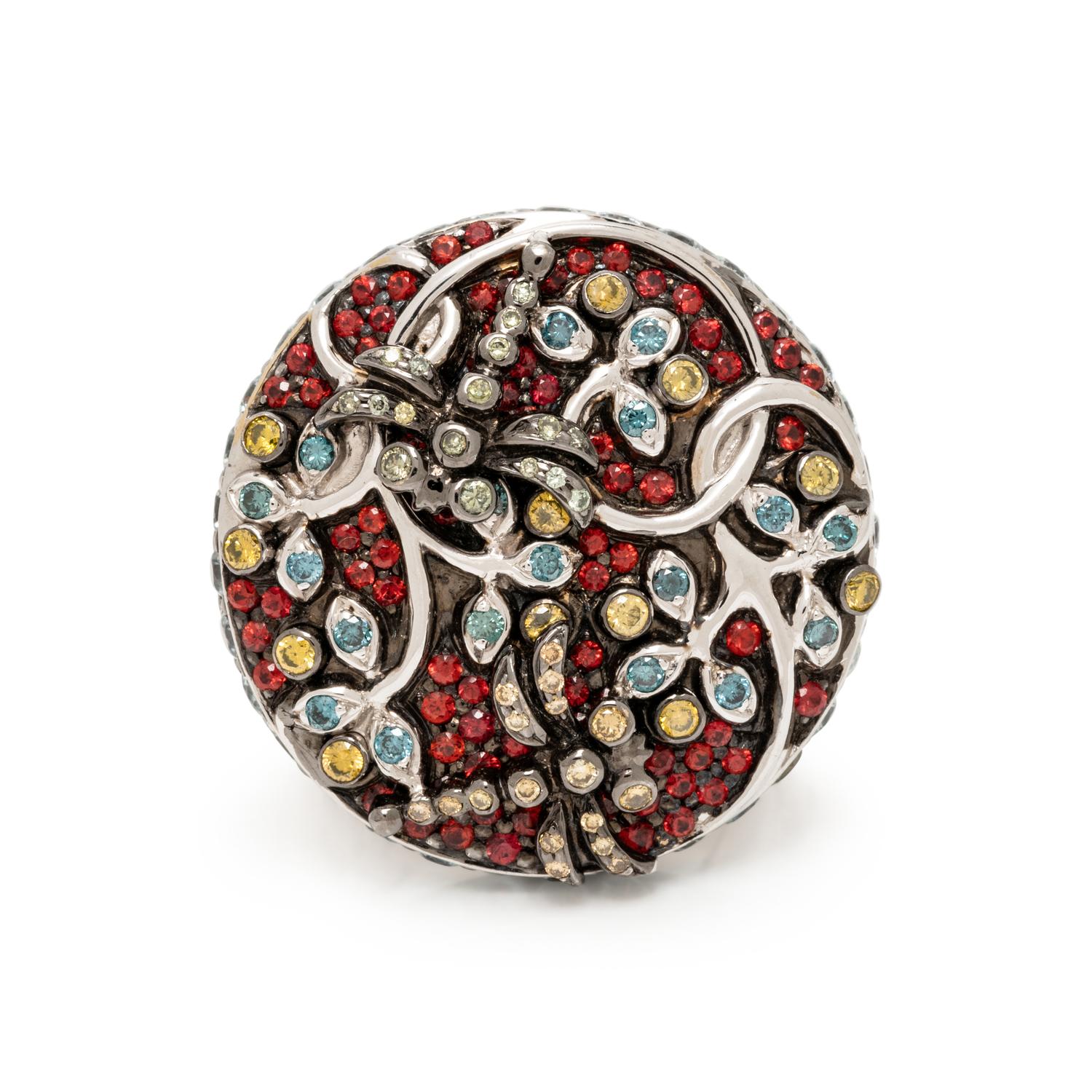 ZORAB, MULTIGEM DRAGONFLY RING