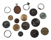 [18TH CENTURY]. A group of buckles and rings, many dating from the 18th century.