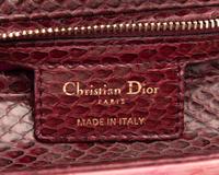 Christian Dior Multicolored Python Small Lady Dior Bag, 2012