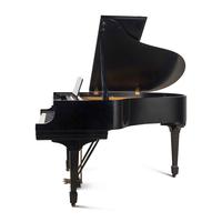A Steinway and Sons Black Lacquer Model-M Grand Piano