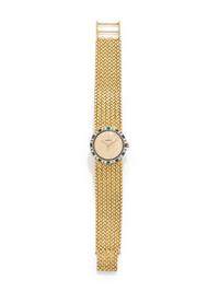 CORUM, 18K YELLOW GOLD, DIAMOND AND EMERALD WRISTWATCH