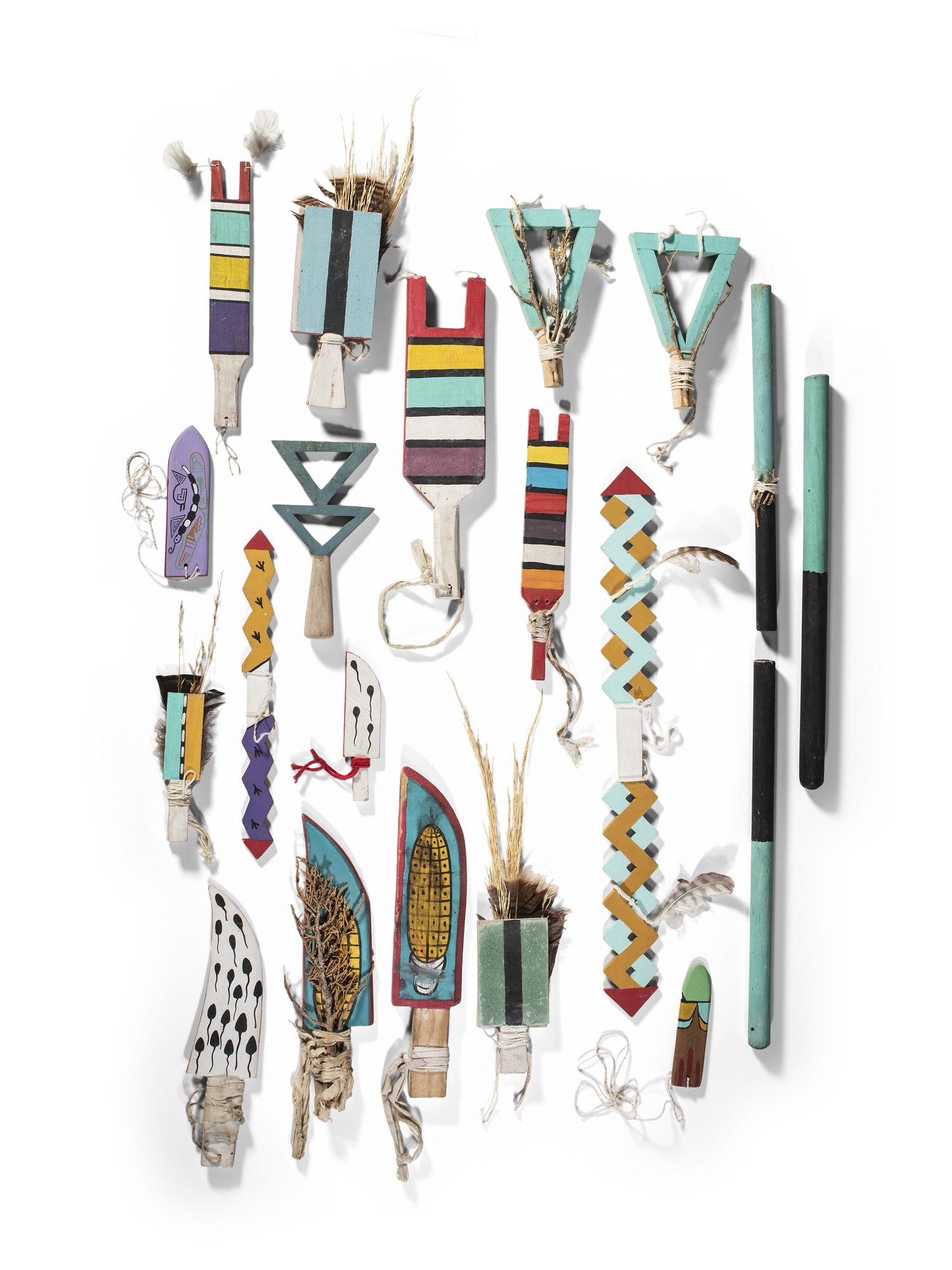 Assorted Group of Hopi Dance Wands