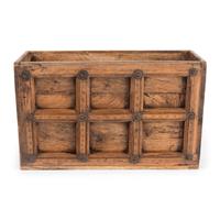 An Indian Teakwood Coffer