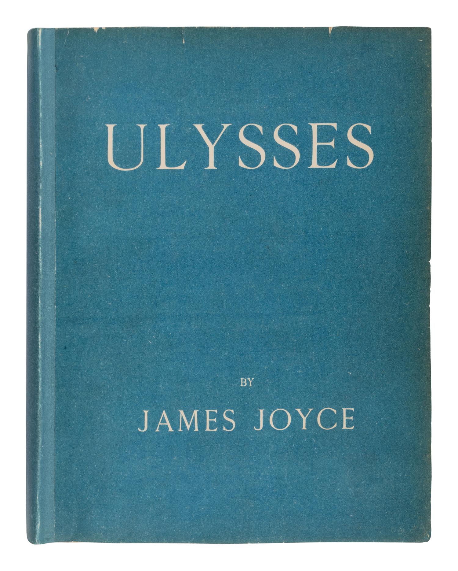 JOYCE, James (1882-1941). Ulysses . London and Paris: John Rodker for The Egoist Press, 1922.