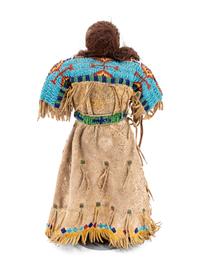 Sioux Beaded Hide Doll