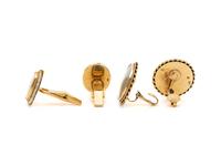 COLLECTION OF YELLOW GOLD PORTRAIT JEWELRY