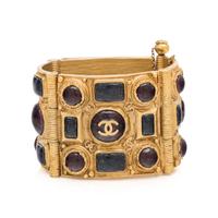 Chanel, Gripoix Pâte de Verre Cuff