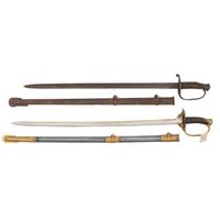 Lot of Two Reproduction Confederate Swords