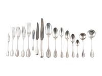 A French Silver Flatware Service