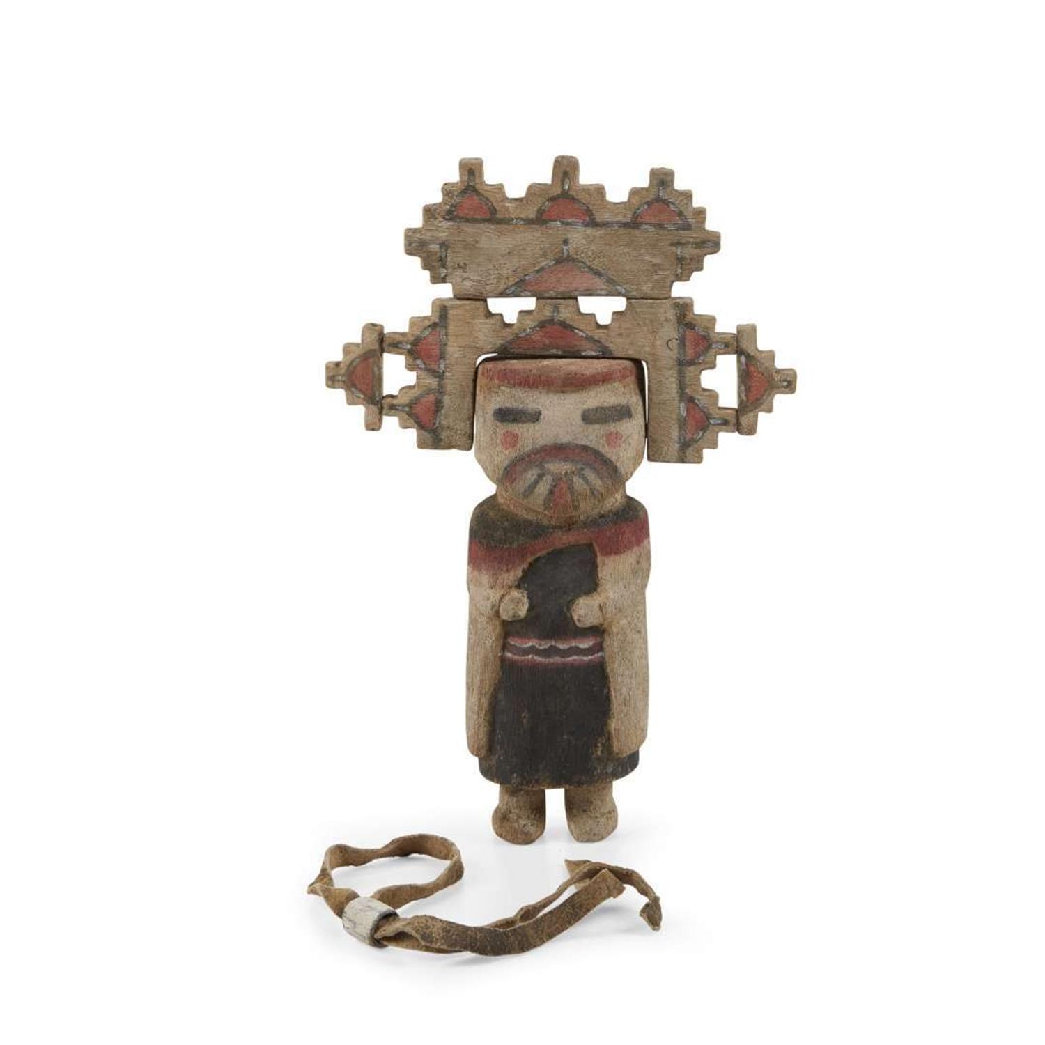 Hopi carved and painted Polik Mana Kachina Southwest, 20th century