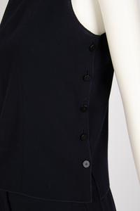 Chanel Navy Three-Piece Ensemble and Pea Coat, 1998-1999