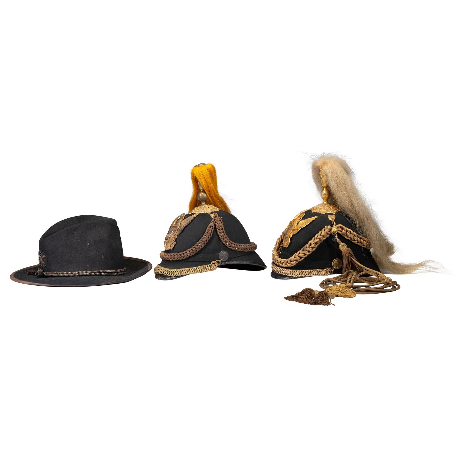 Lot of American 19th Century Headgear