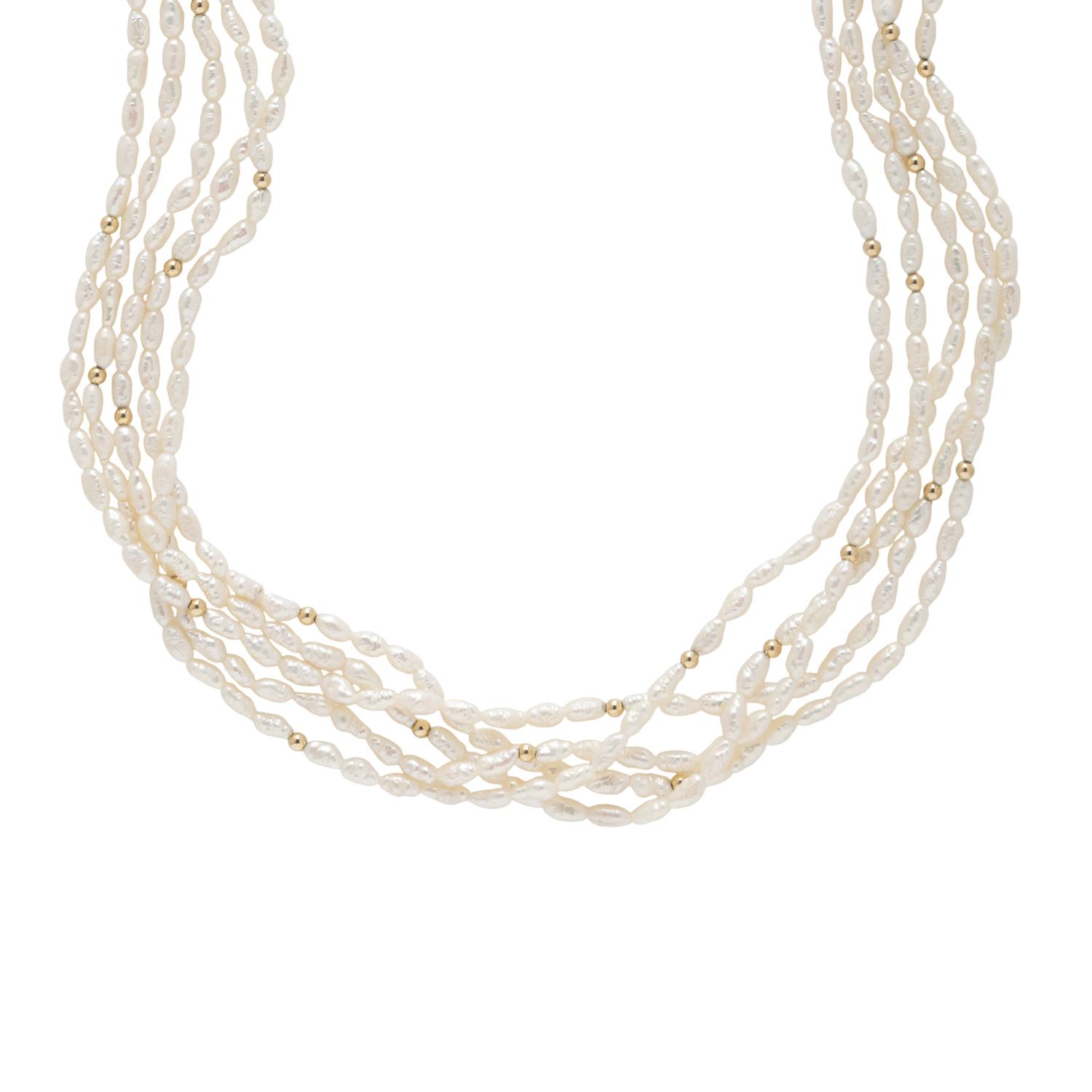 COLLECTION OF KESHI PEARL AND CULTURED PEARL NECKLACES