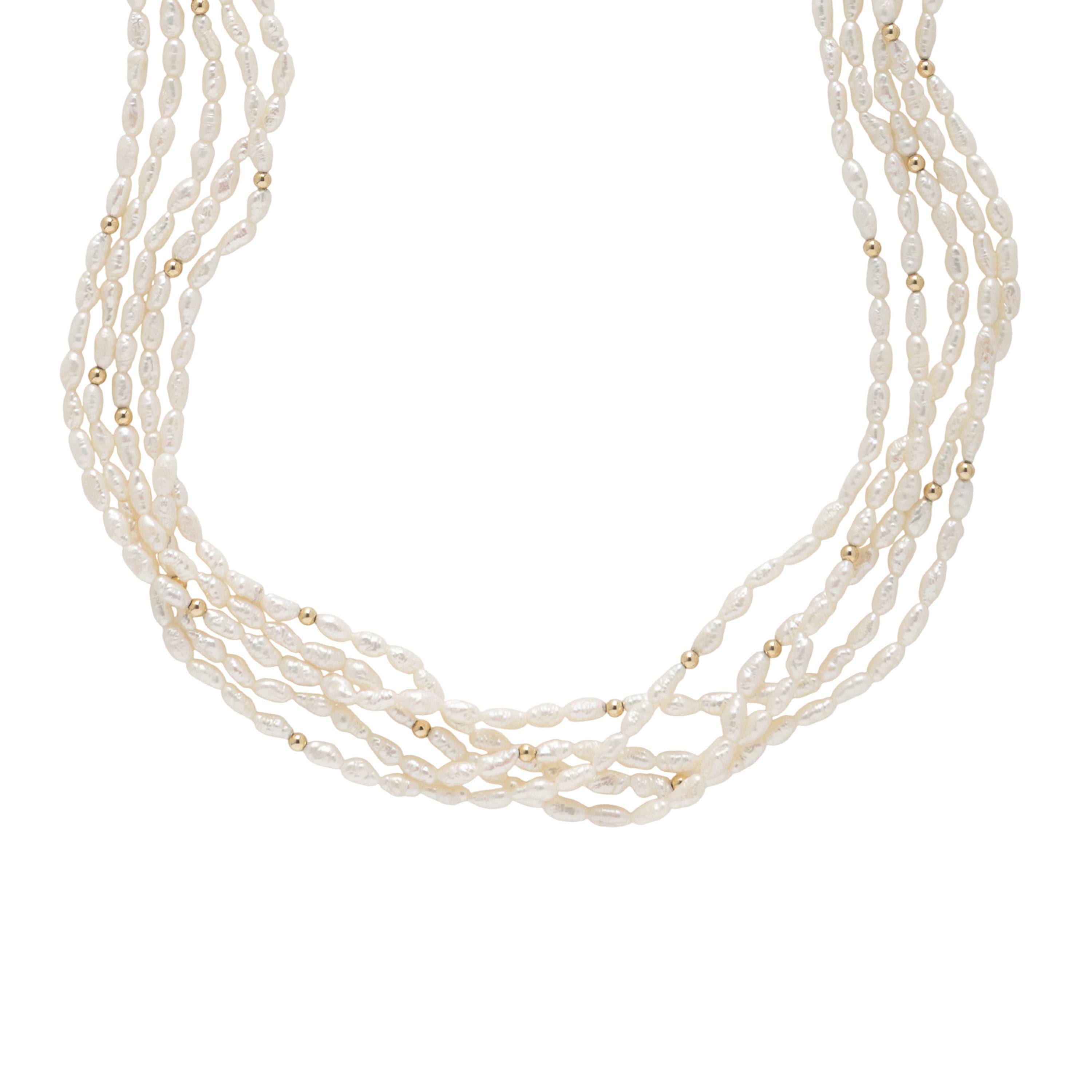 COLLECTION OF KESHI PEARL AND CULTURED PEARL NECKLACES