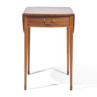 A George III Inlaid Mahogany Pembroke Table