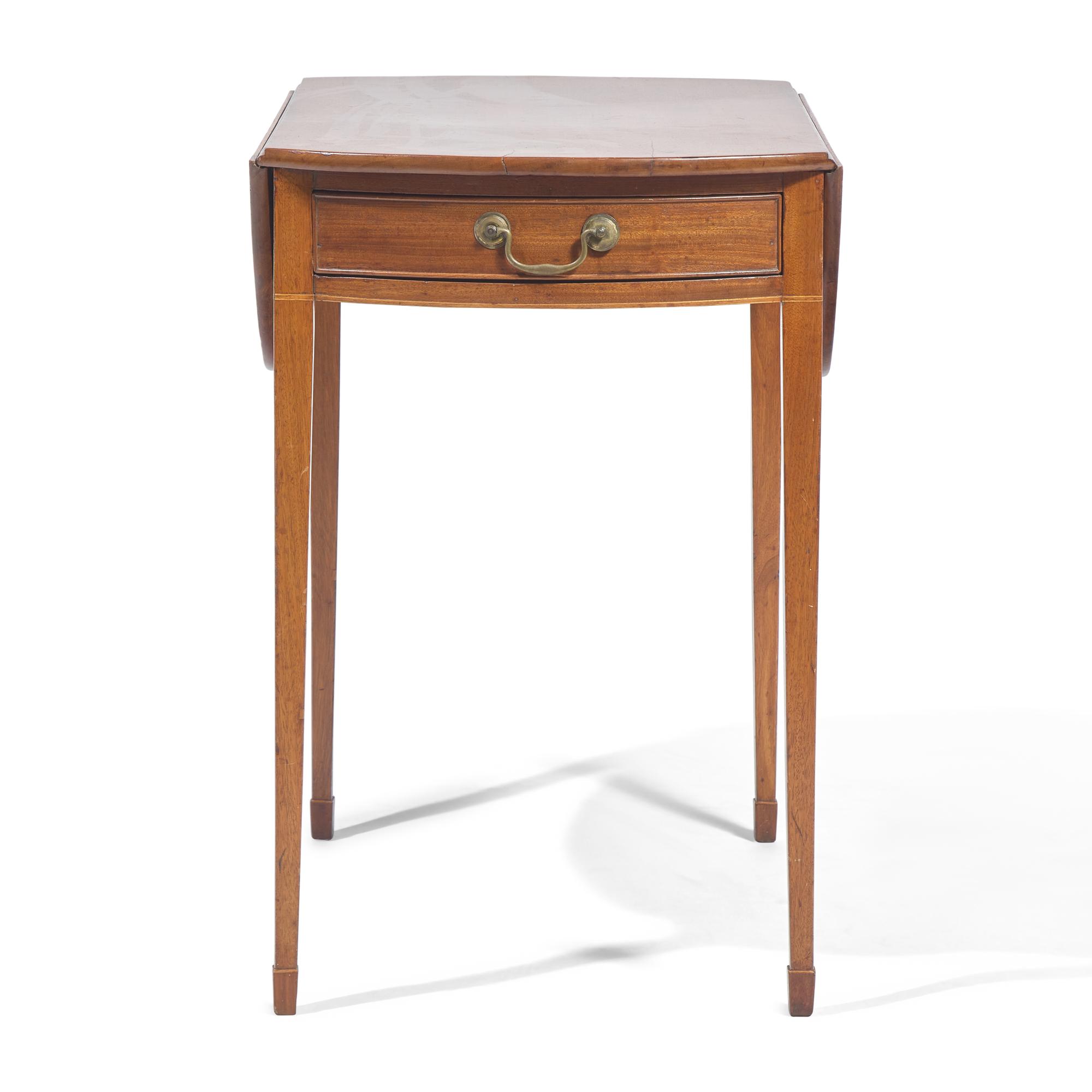 A George III Inlaid Mahogany Pembroke Table