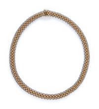 BICOLOR GOLD NECKLACE