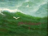 Sailboats at Sea (two works)