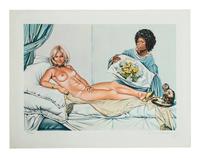 Mel Ramos ( complete portfolio of four prints with original cloth case)