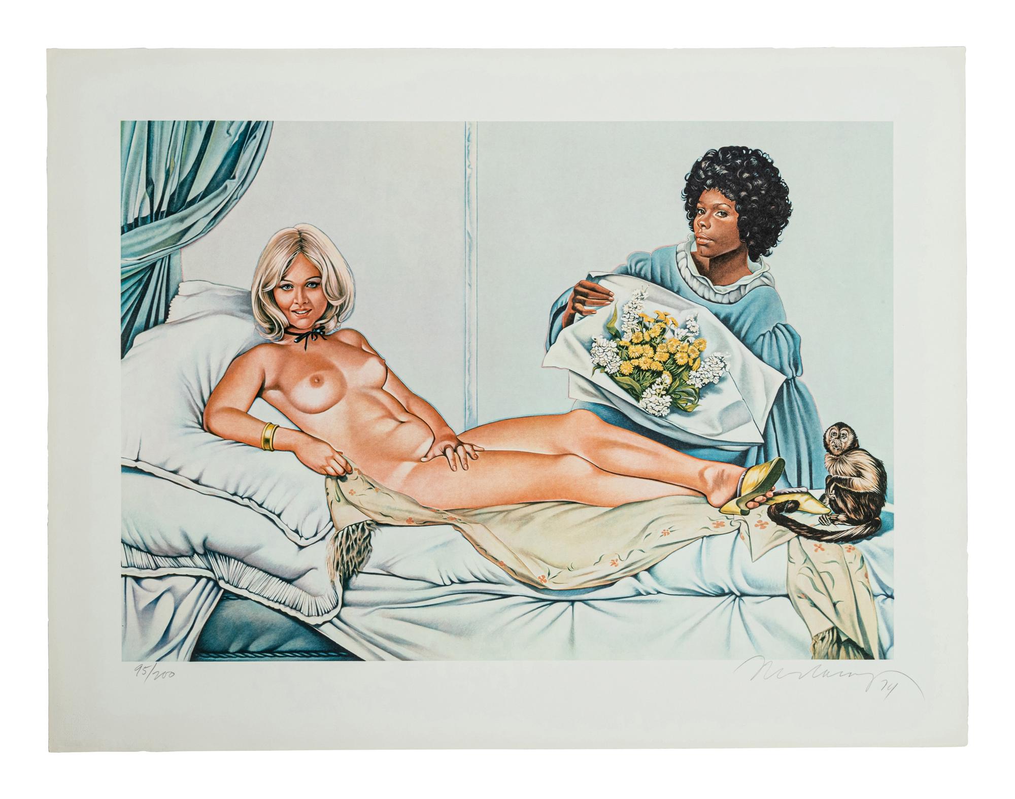 Mel Ramos ( complete portfolio of four prints with original cloth case)