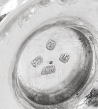 A George III Silvered Covered Jar