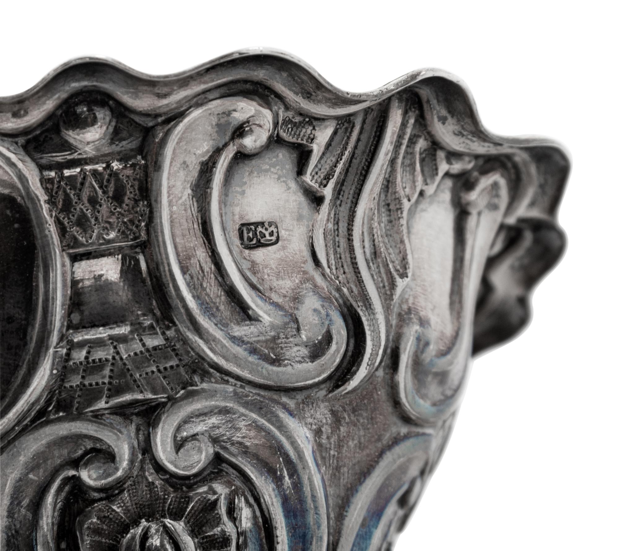 A Set of Six Victorian Silver Dessert Cups