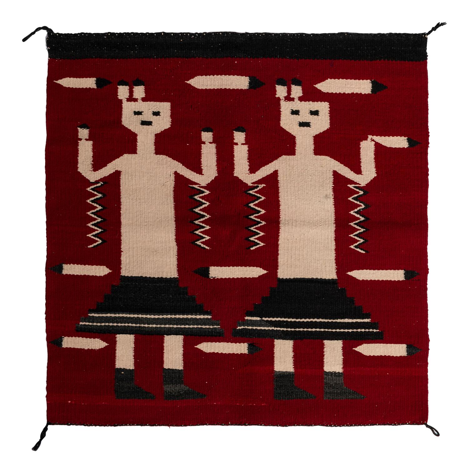 Navajo Hero Twins Weaving / Rug