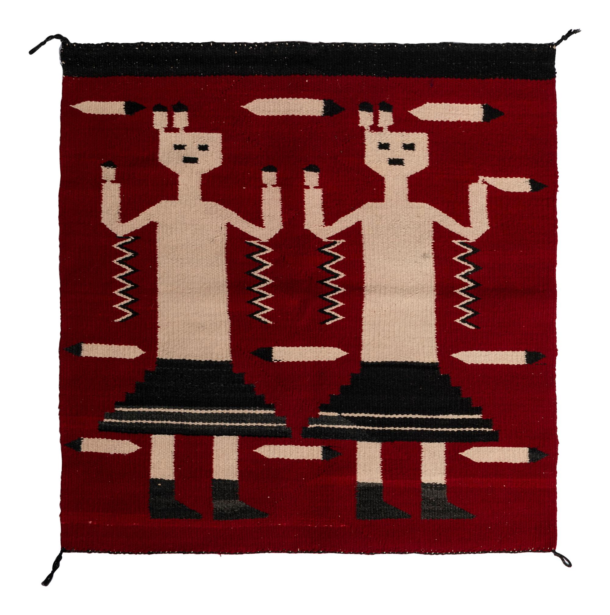 Navajo Hero Twins Weaving / Rug