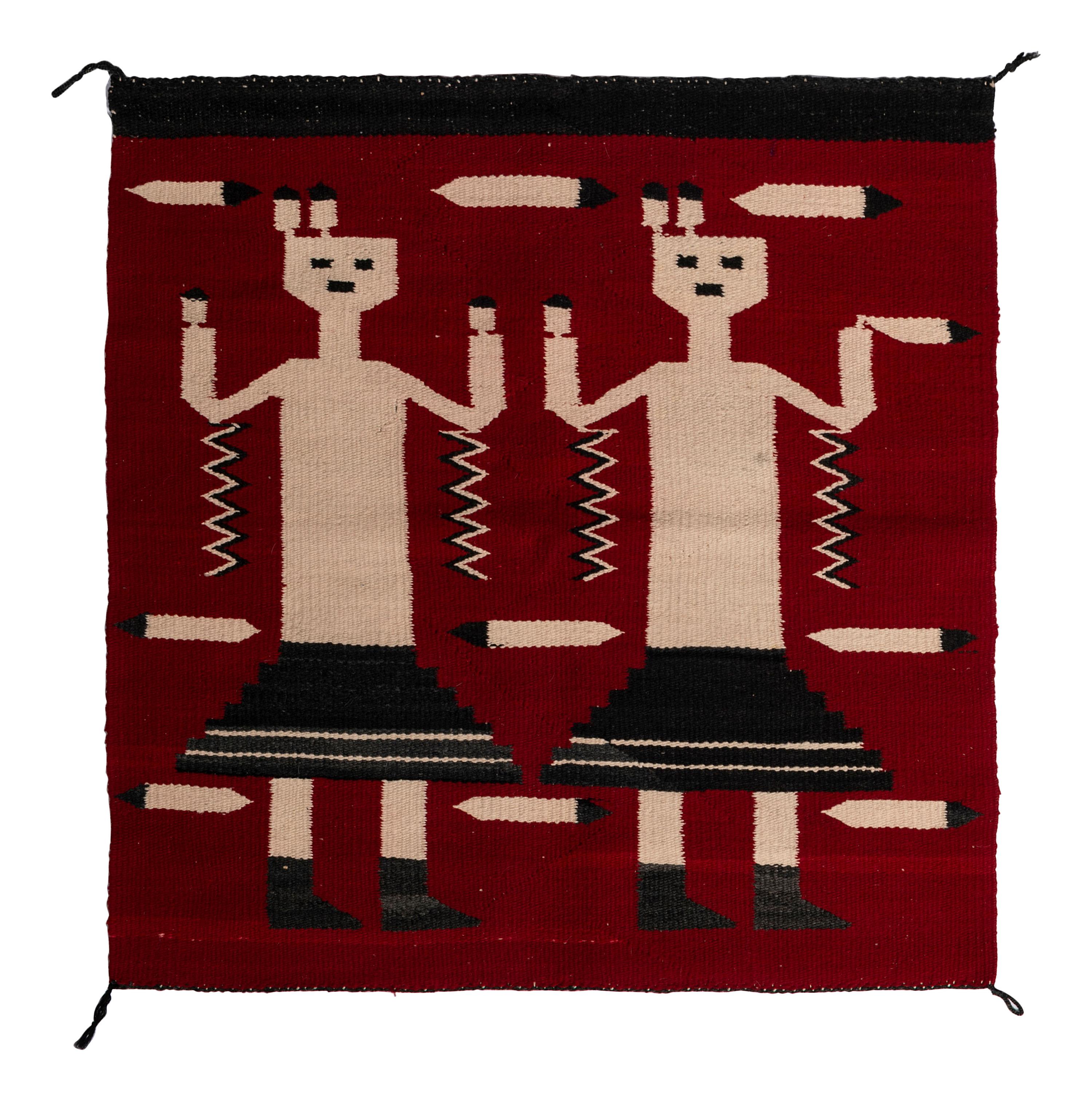 Navajo Hero Twins Weaving / Rug