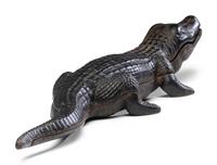 A Cast Iron Alligator Doorstop