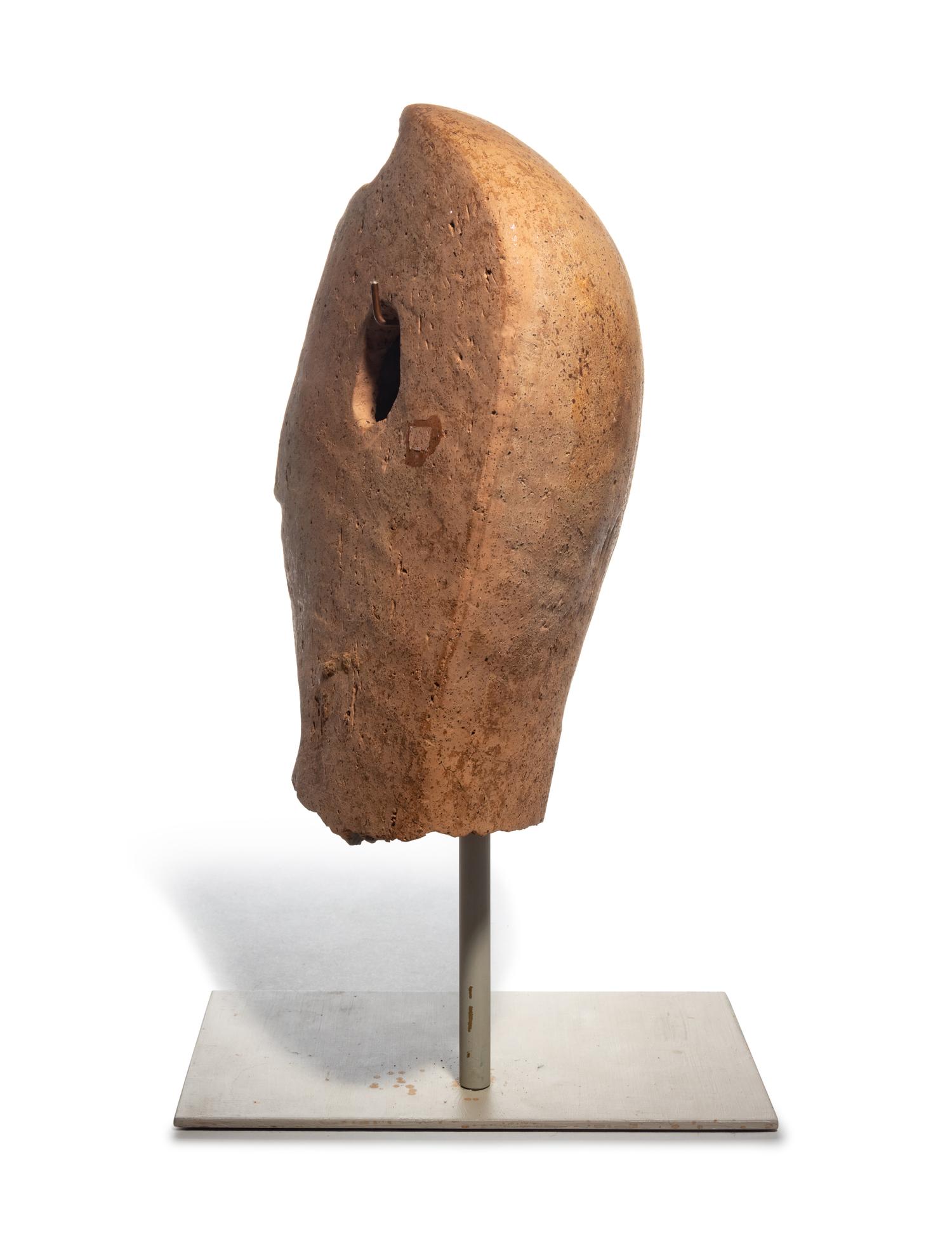 An Etruscan Terra Cotta Votive Half Head