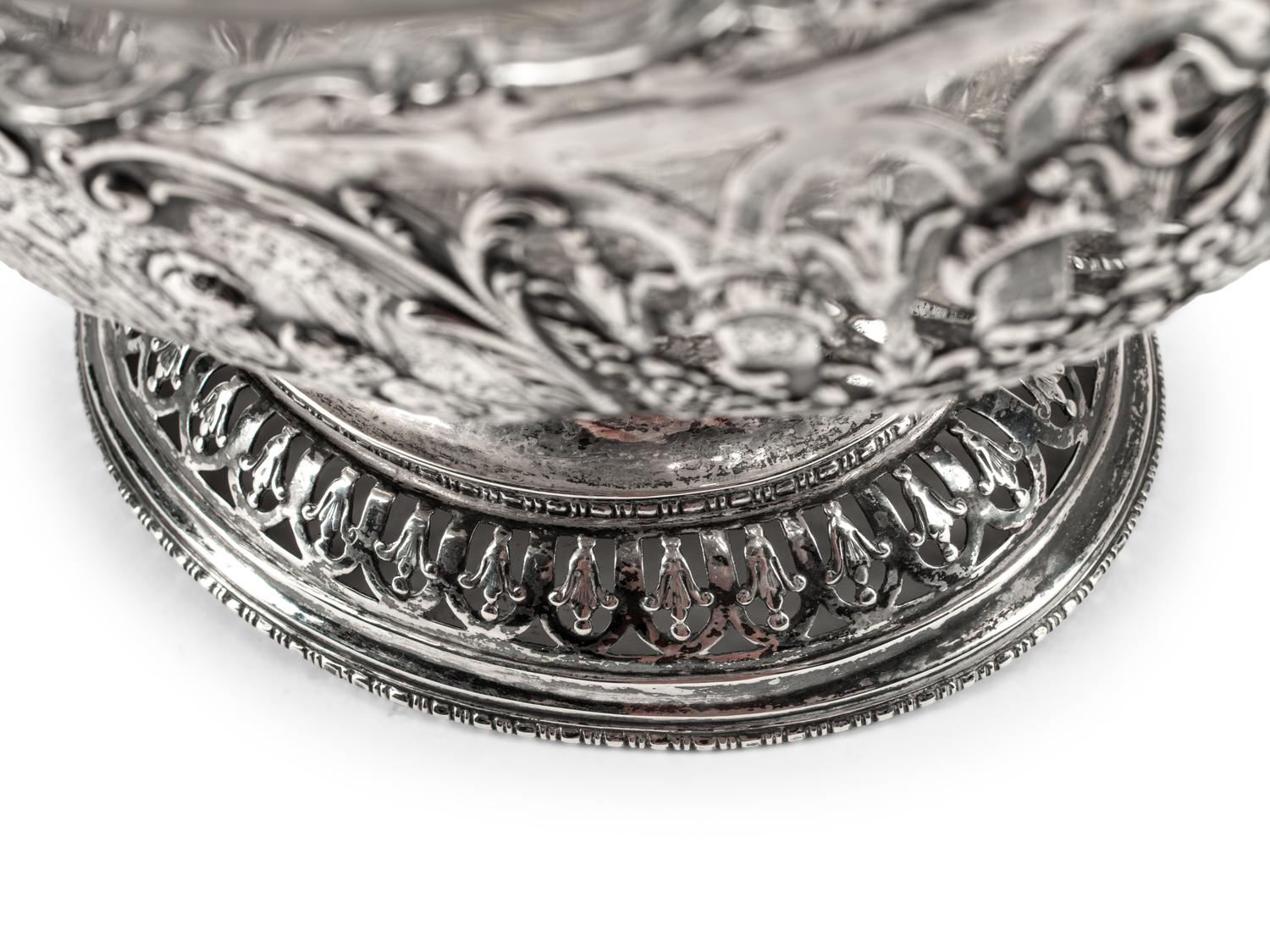 A German Silver Centerpiece Basket