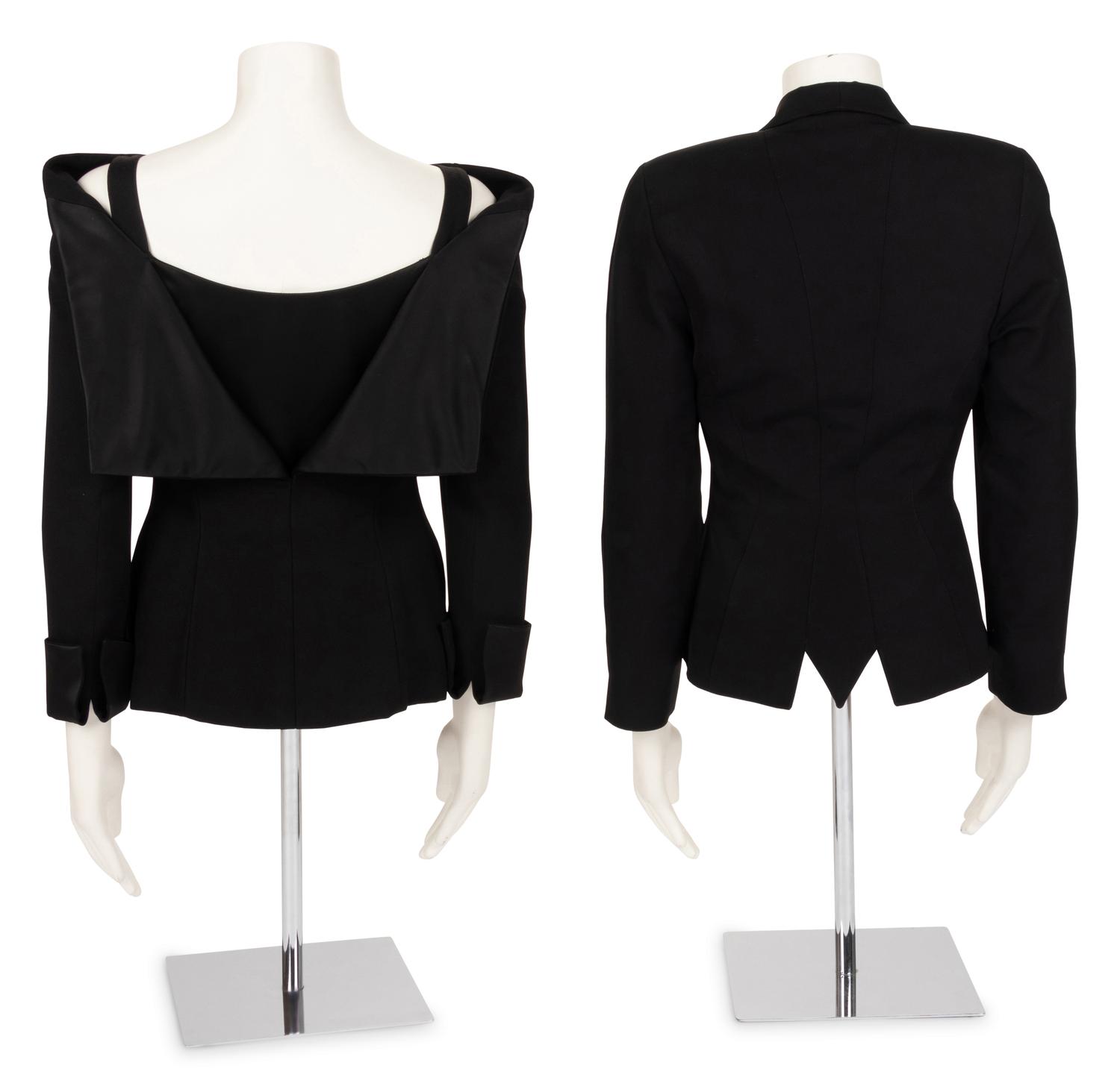 Two Designer Jackets: One Thierry Mugler, One Christian Dior, 1980s
