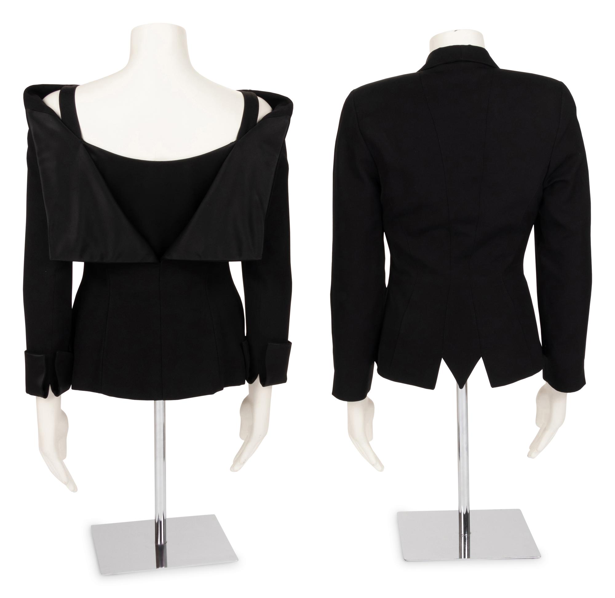 Two Designer Jackets: One Thierry Mugler, One Christian Dior, 1980s
